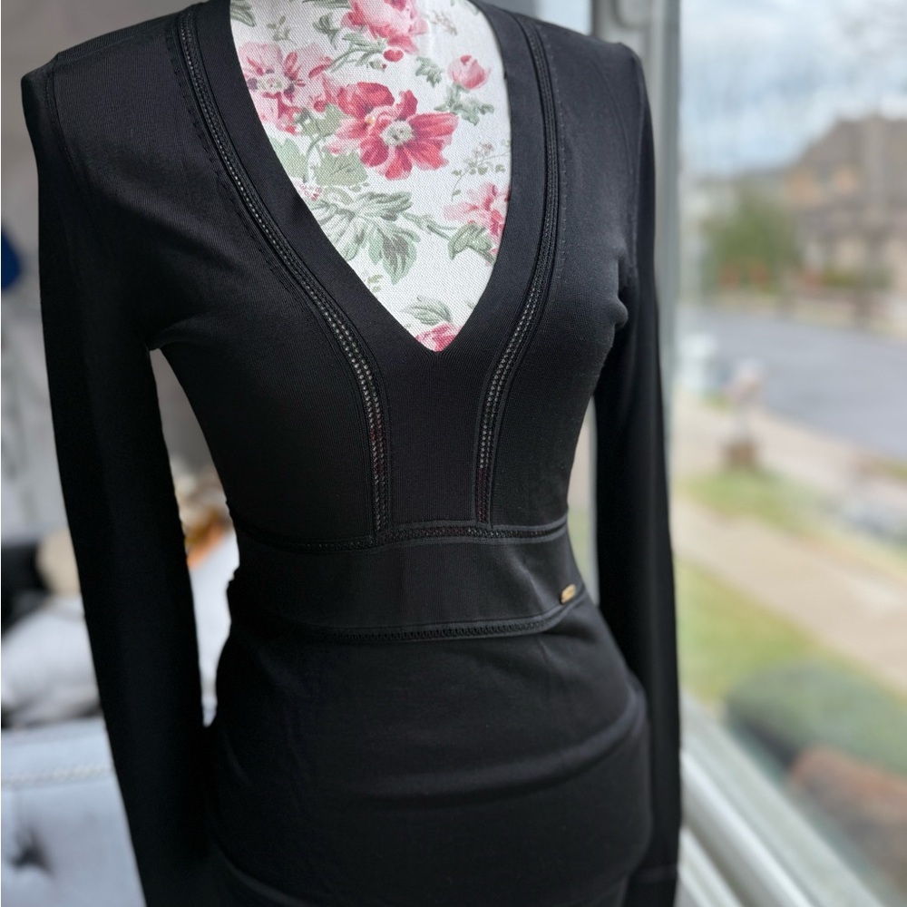 EUC Gucci Black Long Sleeve Women's Top
